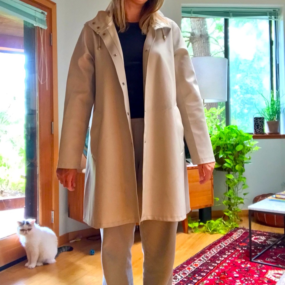 Light Sand Stutterheim Moseback Raincoat
